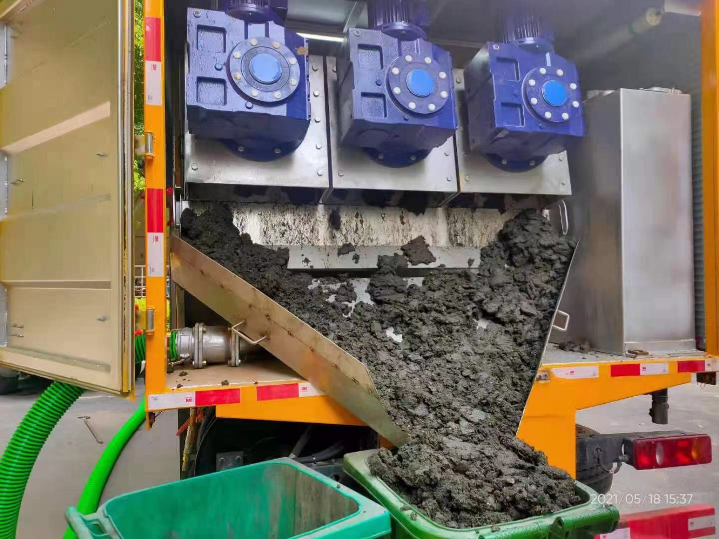 新余化粪池清掏城市维护站-泥浆净化干湿分离处理